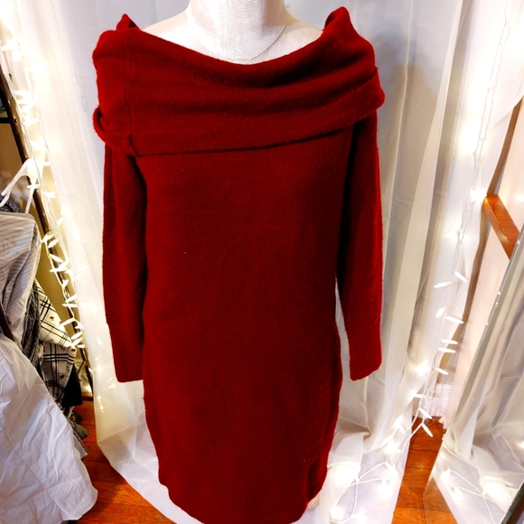 Rachel Ashwell Dresses & Skirts - Red Sweater Dress By Rachel Ashwell Size Medium